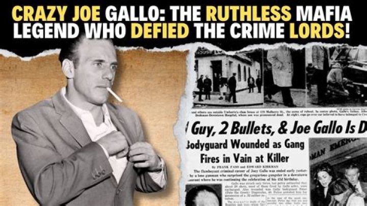 'Crazy' Joe Gallo, The Unhinged Mobster Who Started Two Wars
