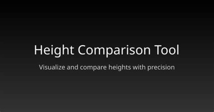 Compare Your Height