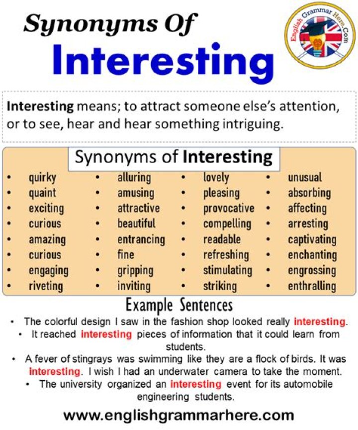 Interesting Synonyms For When 