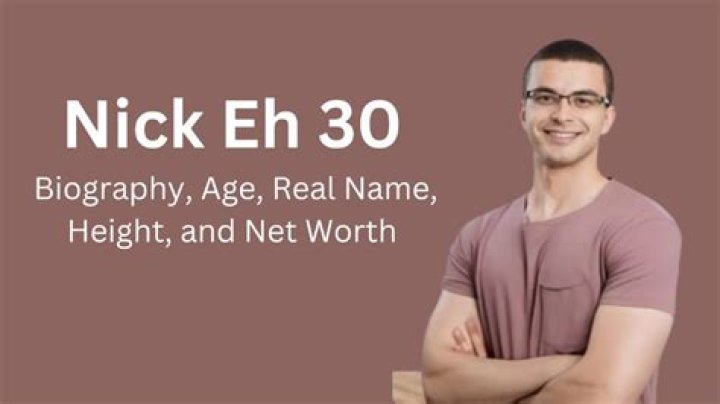 Nick Eh 30 Net Worth and Earnings